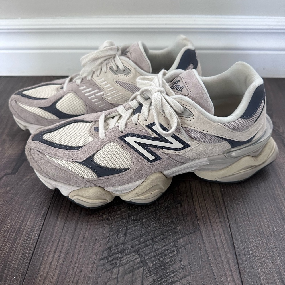 New Balance 9060 Moonrock Linen Women’s 8.5 - Picture 2 of 6